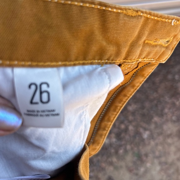 BDG Urban Outfitters Canvas Carpenter Pants Size 26 - Picture 6 of 11
